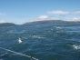 Tidal turbulence near Dorus Mor, with the Gulf of Corryvreckan beyond. � Ben Norman.
